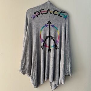 LAUREN MOSHI - PEACE CARDIGAN- SIZE M/L